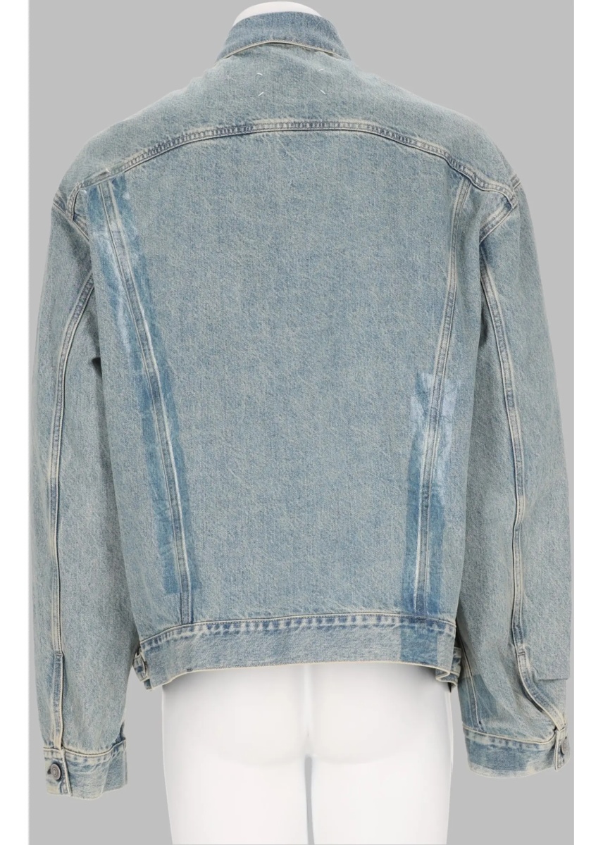 Camasa casual Giacca In Denim Taped - Img 2