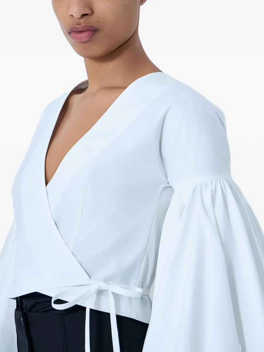 Camasa casual Paysan wrap Top - Img 6