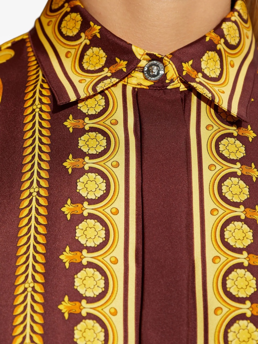 Camasa casual Printed silk Shirt - Img 5