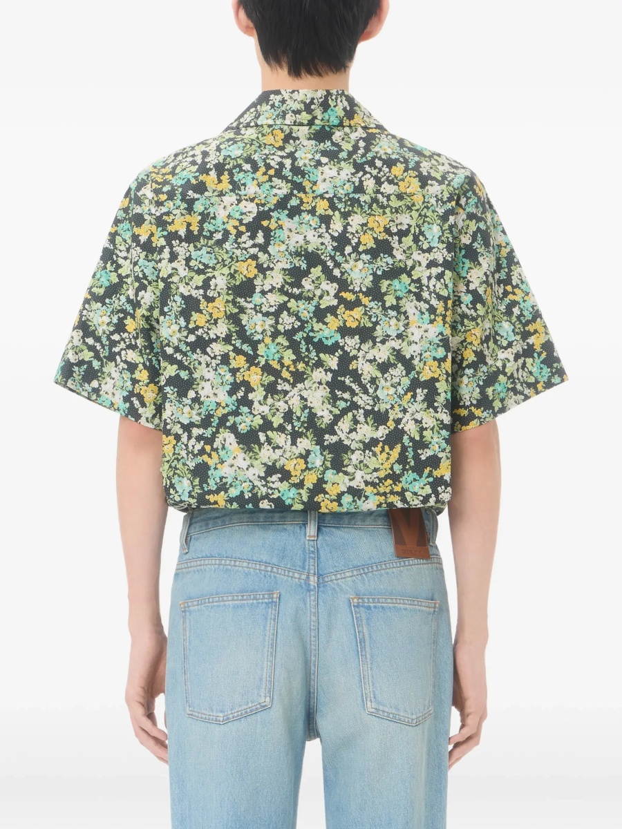 Camasa casual Shirt with an all-over Papier Floral - Img 7