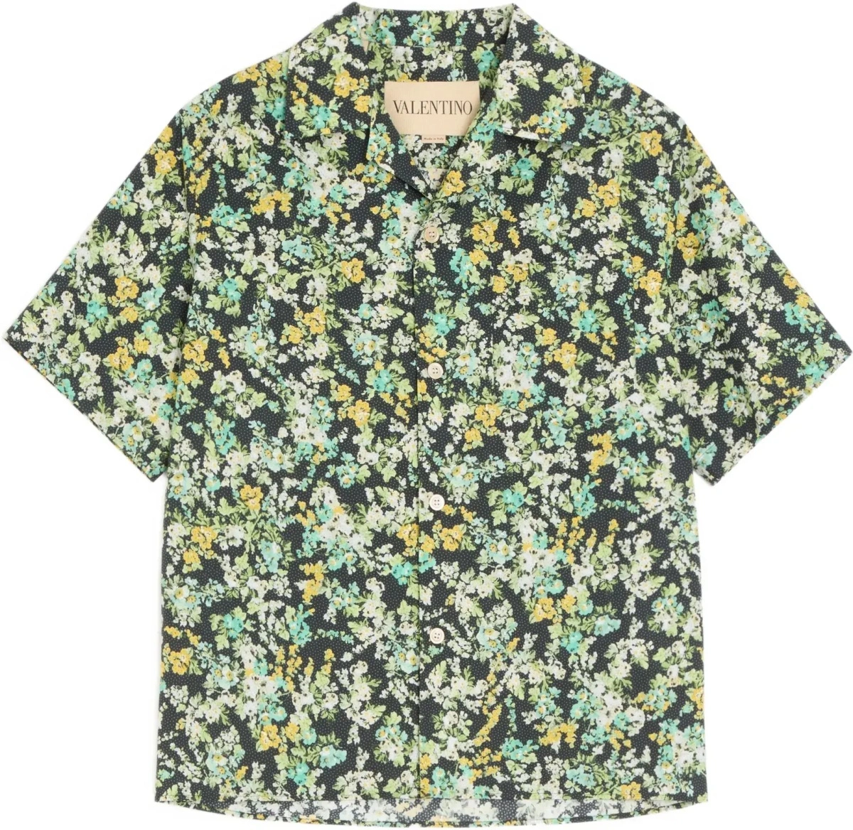Camasa casual Shirt with an all-over Papier Floral - Img 8