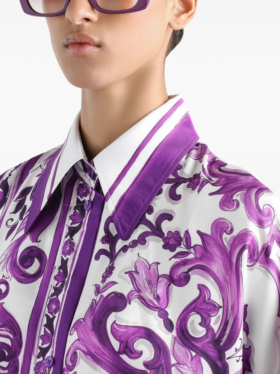 Camasa Dolce &amp; Gabbana violet - Img 5