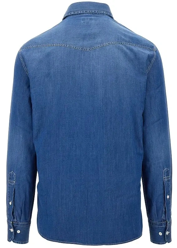Camasa Easy Fit denim shirt - Img 3