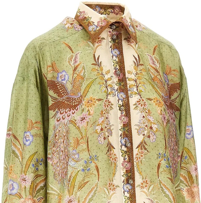 Camasa 'Indra' silk shirt - Img 2