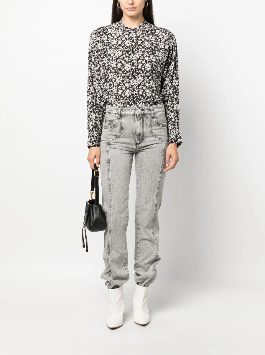 Camasa ISABEL MARANT ETOILE neagra - Img 2