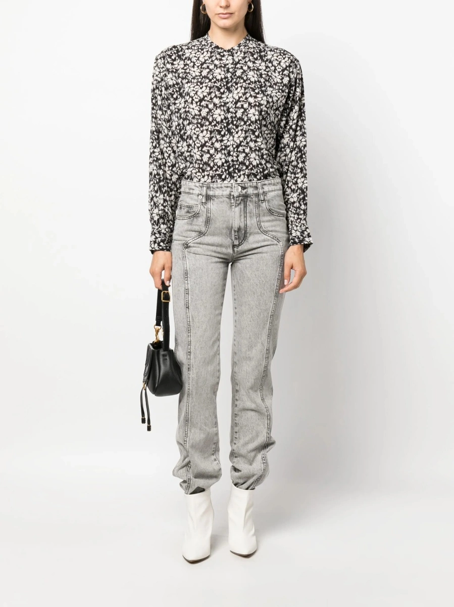 Camasa ISABEL MARANT ETOILE neagra - Img 2