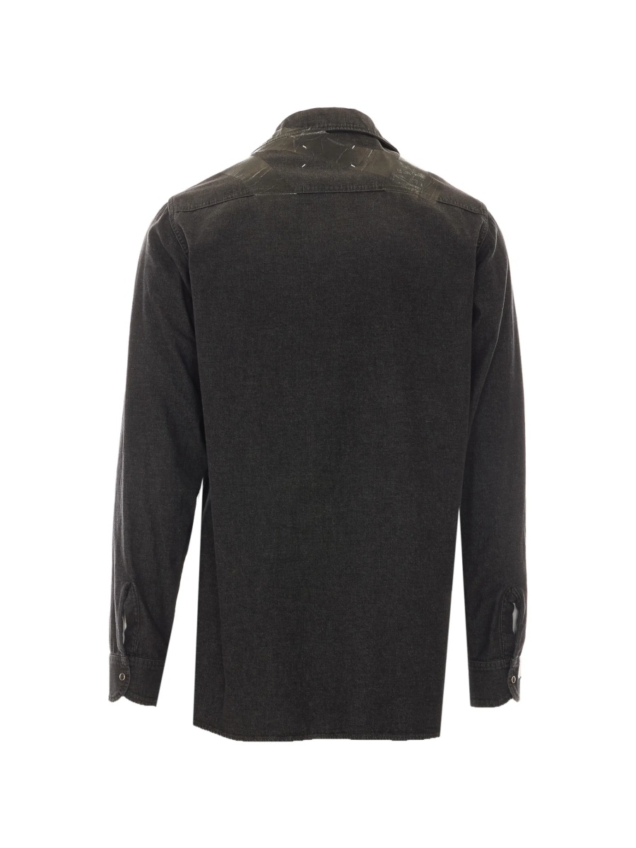 Camasa Maison Margiela neagra din bumbac - Img 2