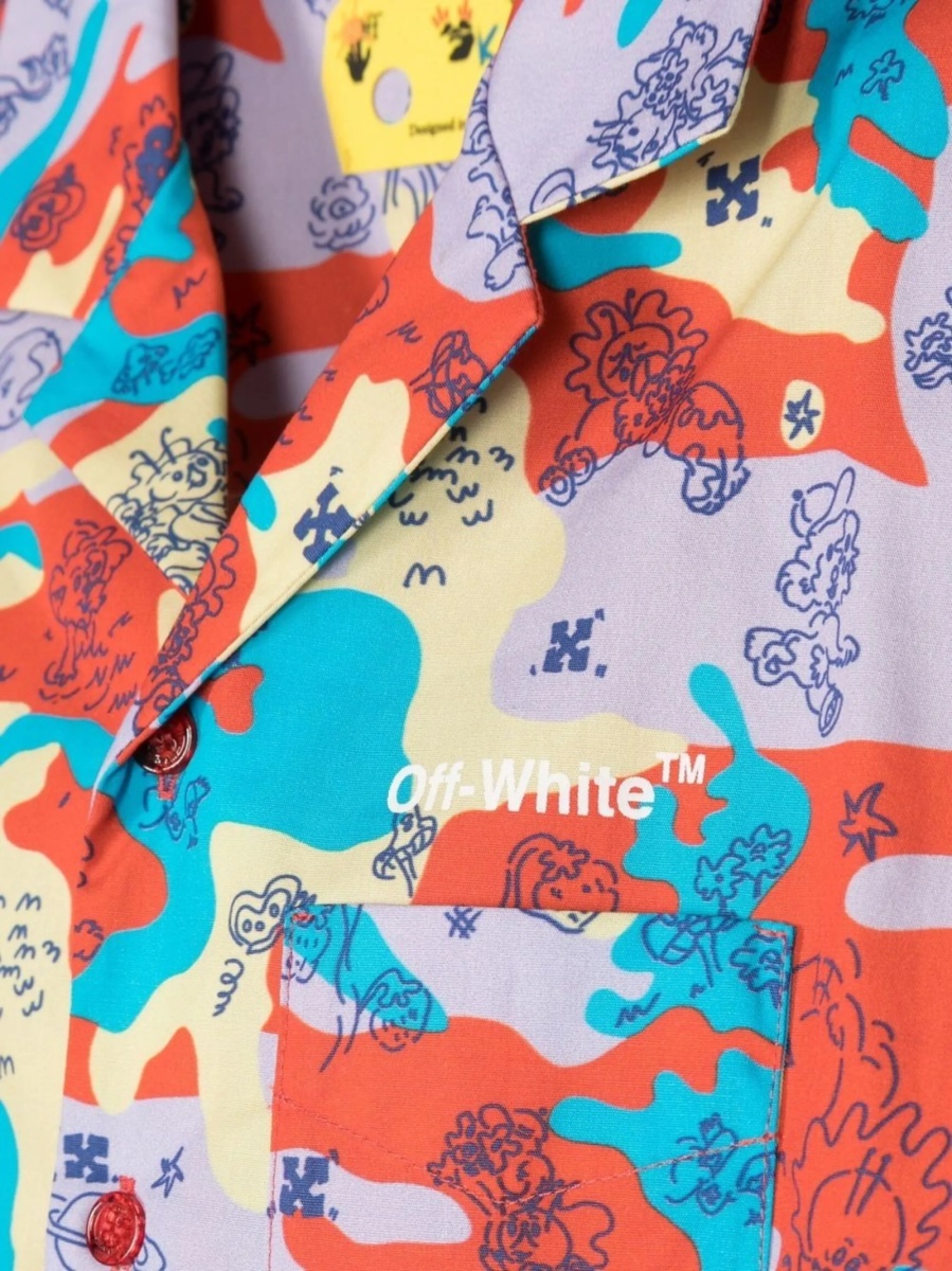 Camasa Off-White multicolor - Img 3