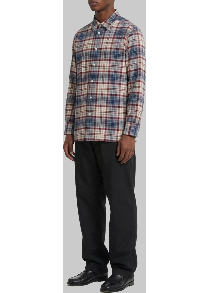 Camasa Plaid Woolen Shirt - Img 2