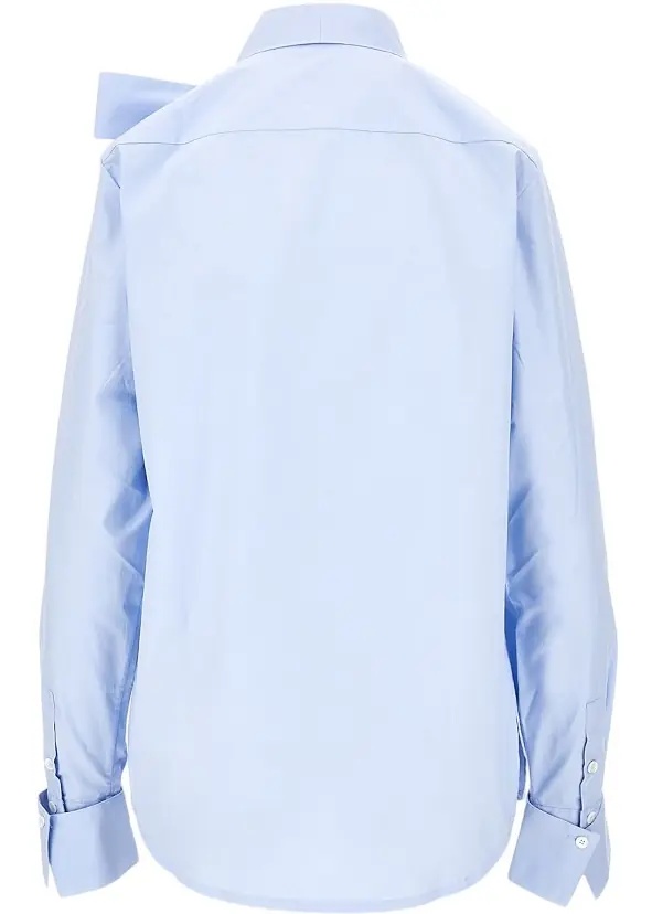 Camasa Poplin shirt with bow - Img 3