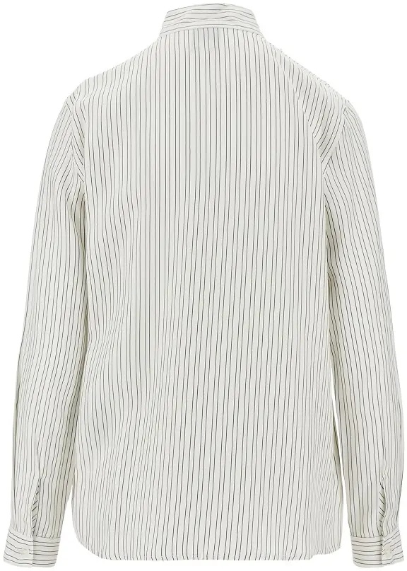 Camasa Striped shirt with scarf collar - Img 3