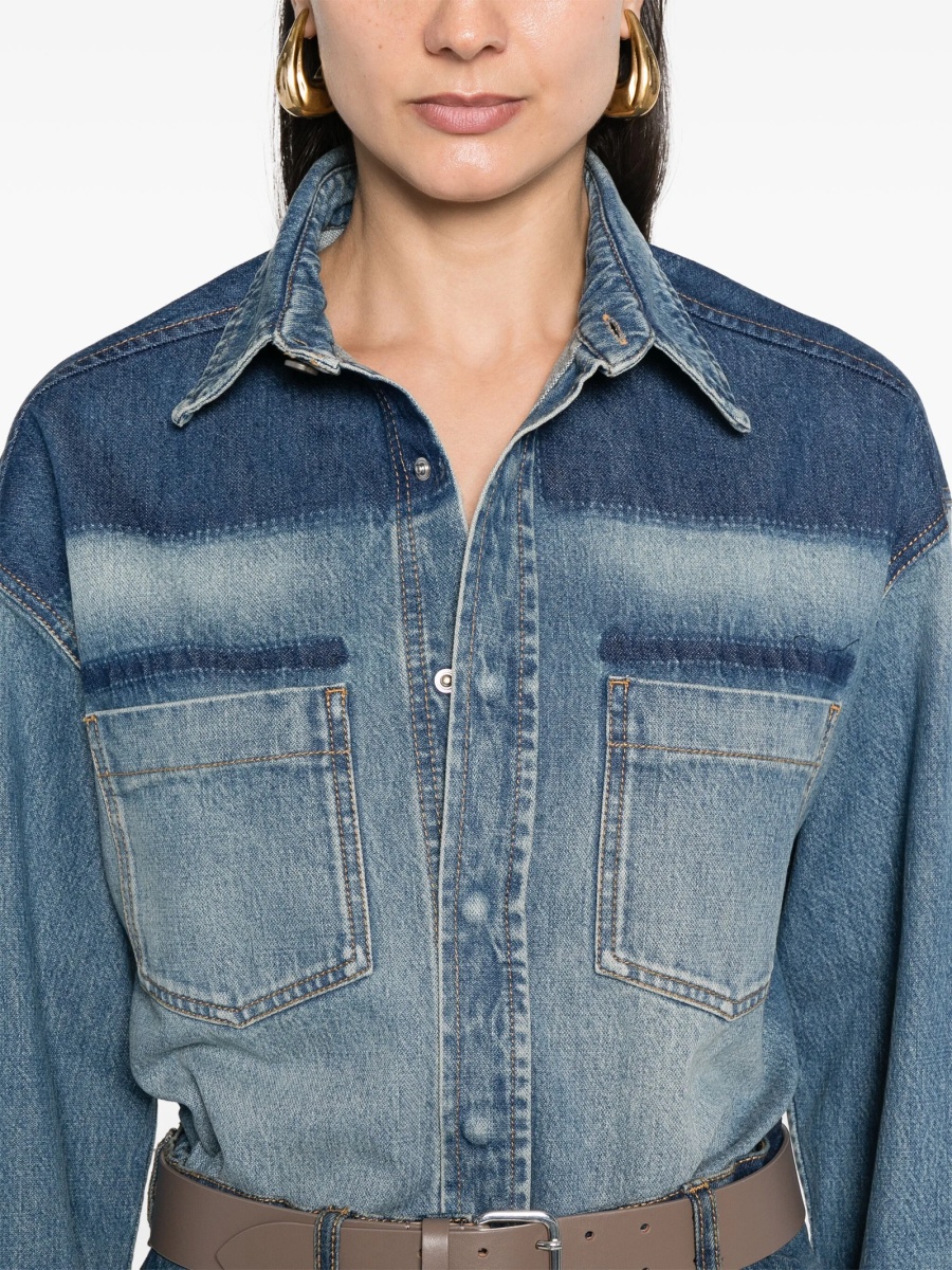 Camasa Victoria Beckham albastra - Img 5