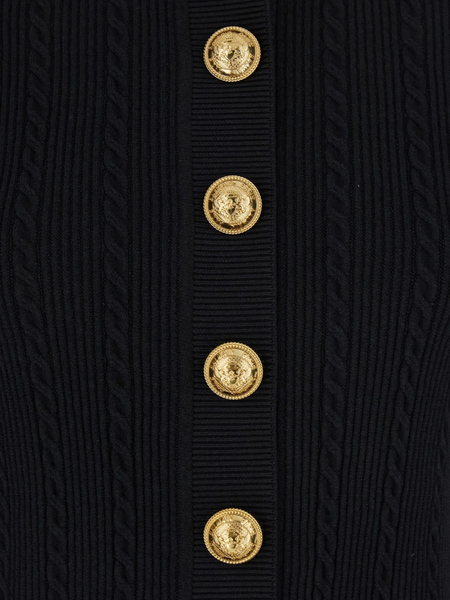 Cardigan Balmain negru - Img 3