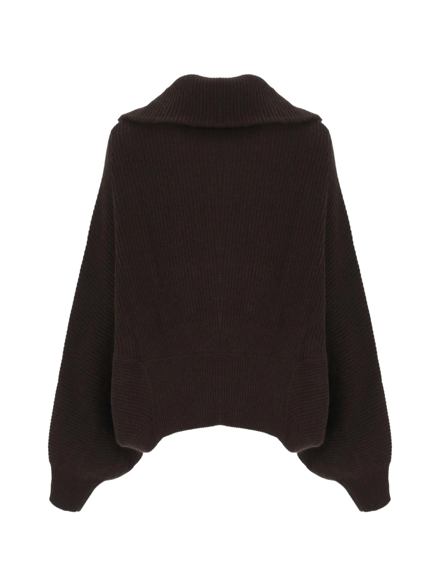 Cardigan Brunello Cucinelli maro - Img 2