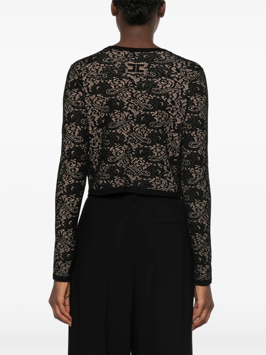 Cardigan Elisabetta Franchi negru - Img 4