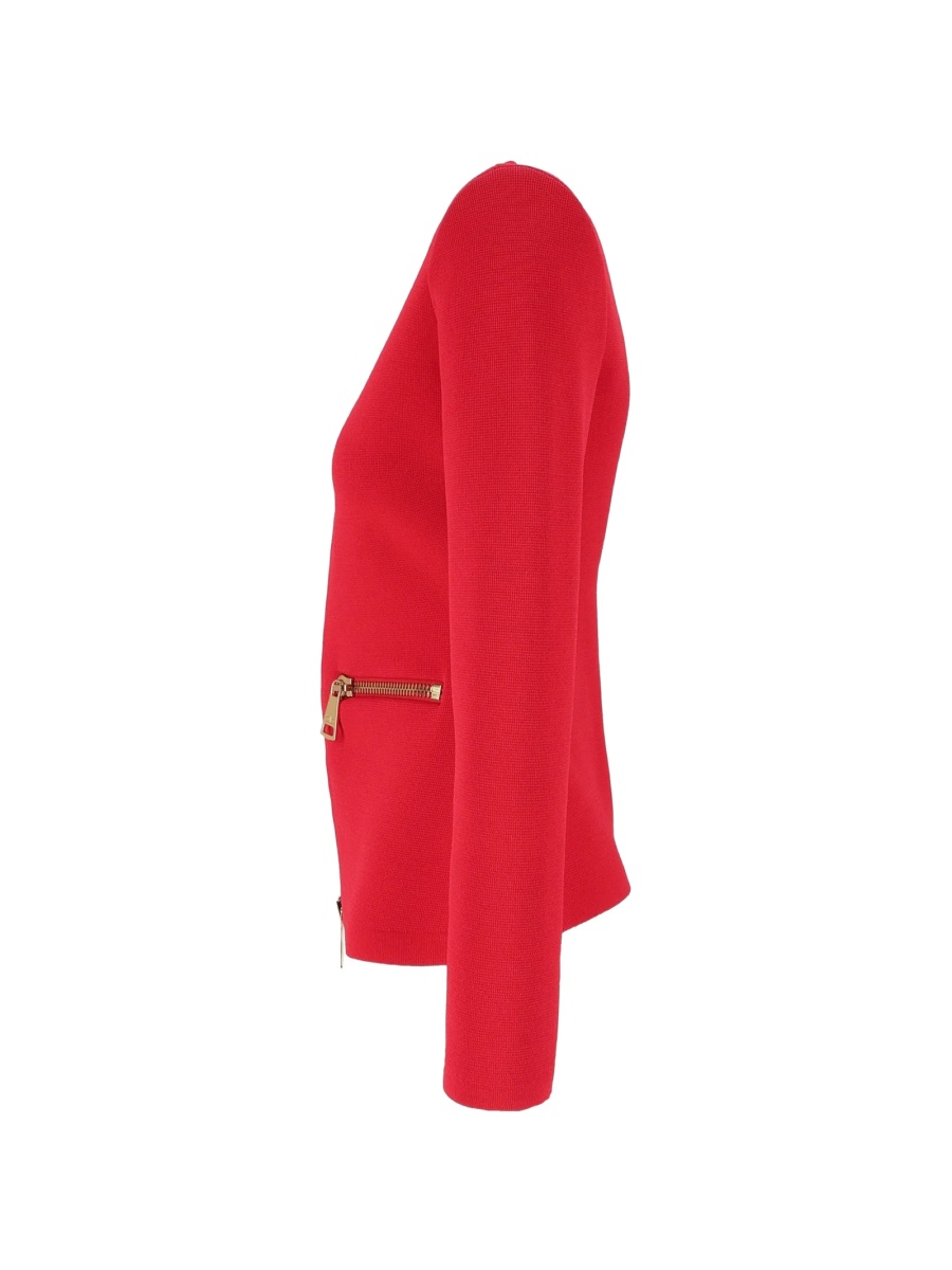 Cardigan Elisabetta Franchi rosu - Img 3