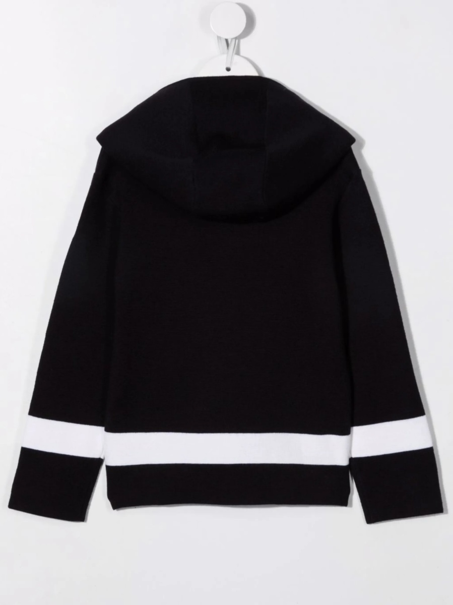 Cardigan Emporio Armani albastru din acrilic si lana - Img 2