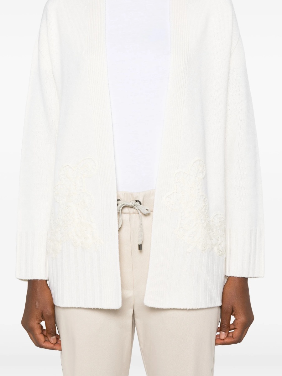 Cardigan Ermanno Scervino alb - Img 5