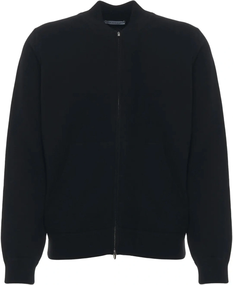 Cardigan Gender negru din lana - Img 2