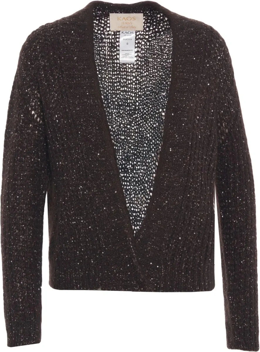 Cardigan Kaos maro din mohair - Img 2