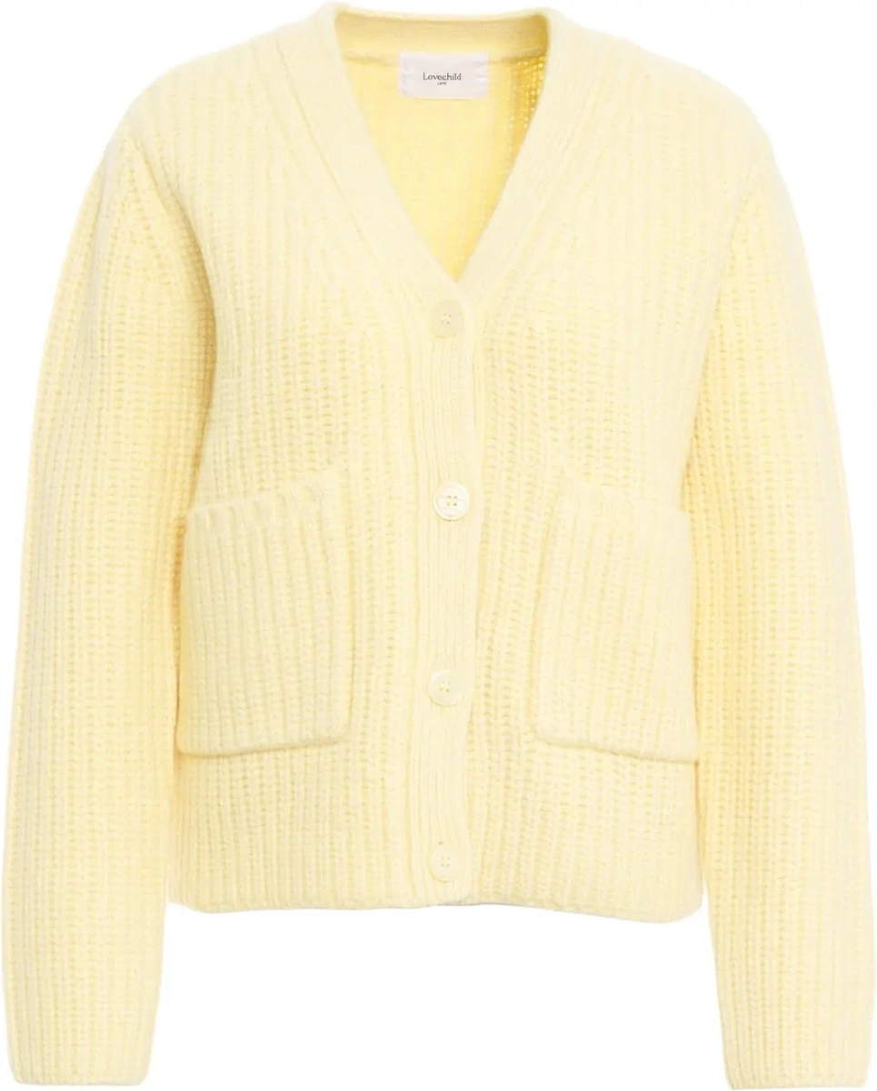 Cardigan Lovechild galben - Img 2