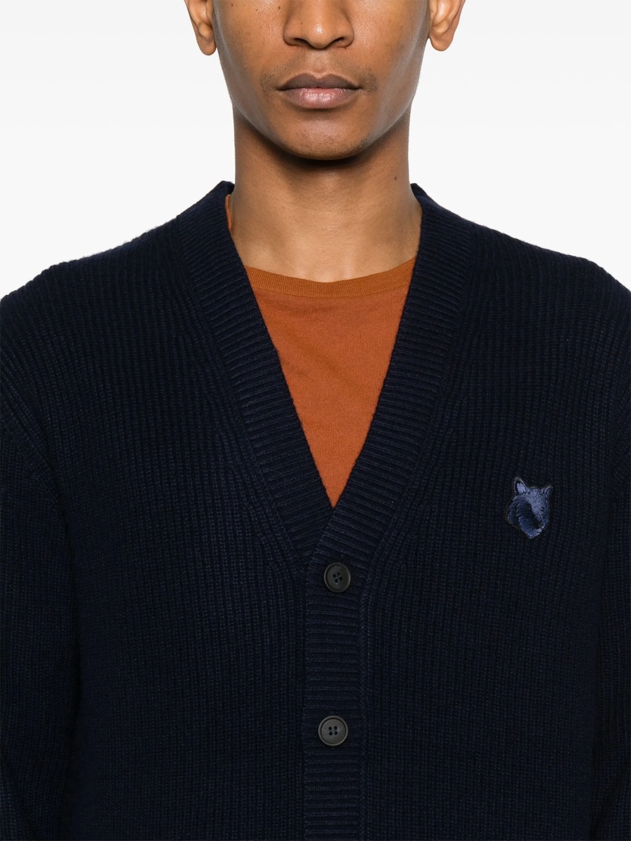 Cardigan MAISON KITSUNÉ albastru - Img 5