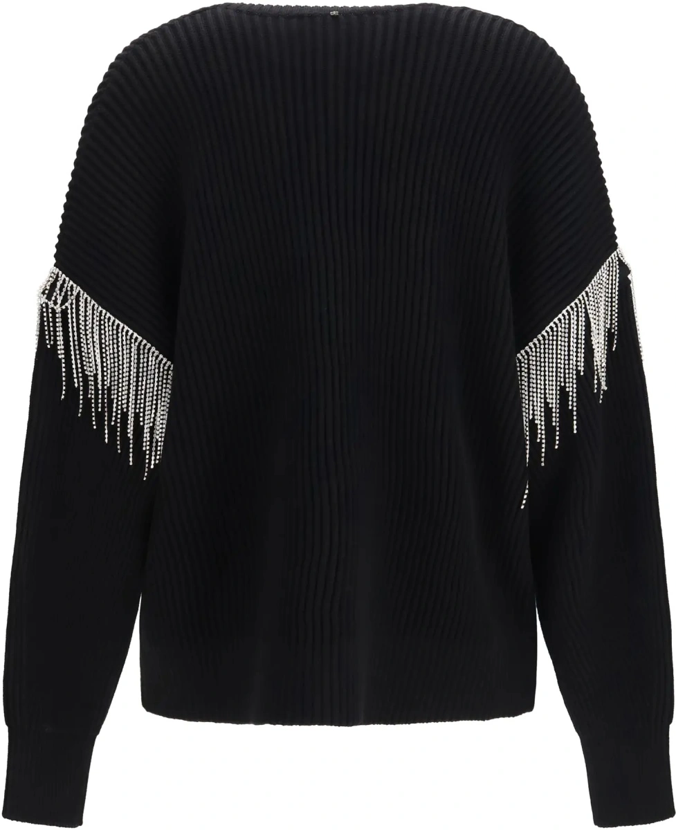 Cardigan Max Mara negru din lana virgina - Img 2