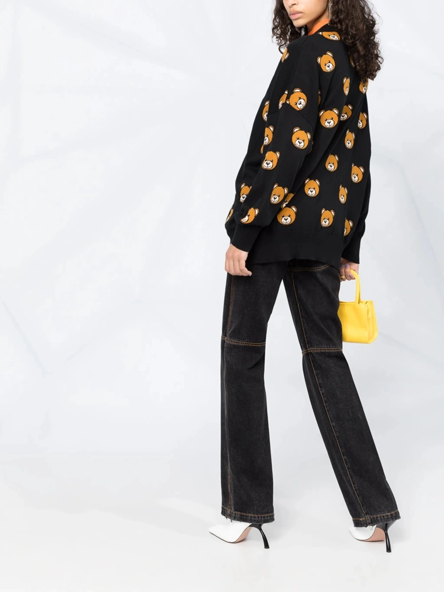 Cardigan Moschino negru - Img 4