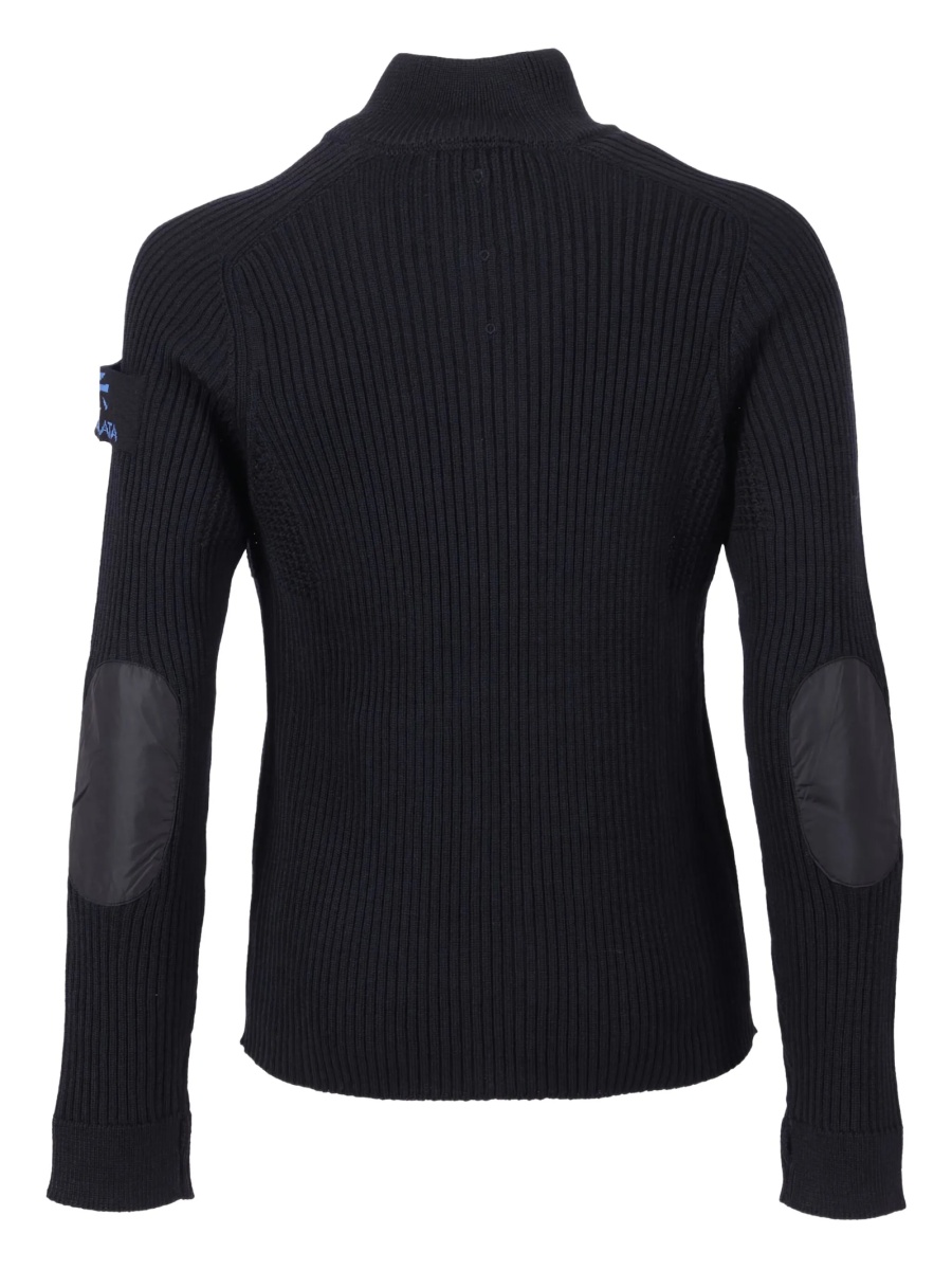Cardigan Premiata negru din lana - Img 2