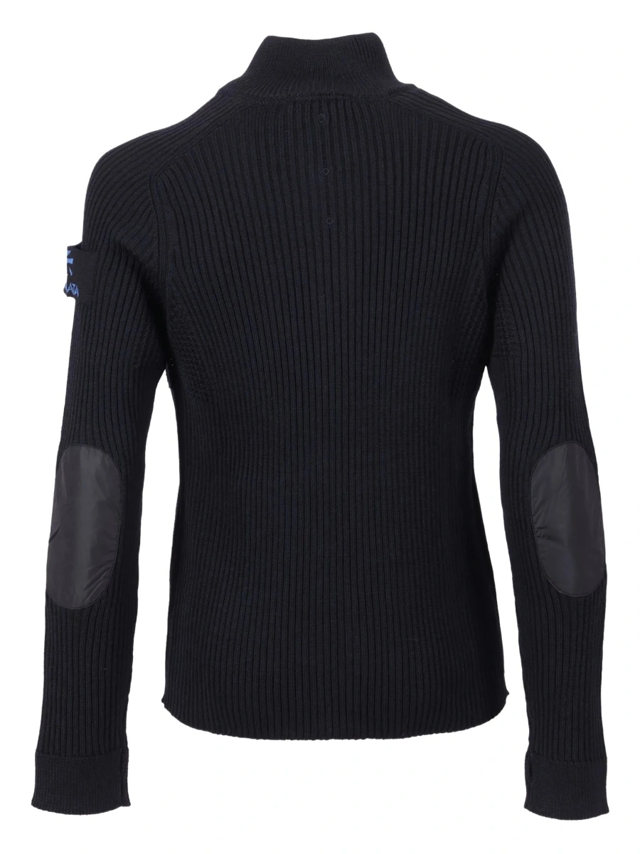 Cardigan Premiata negru din lana - Img 2