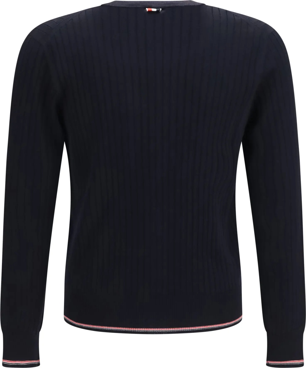 Cardigan Ribbed merino wool Cardigan - Img 2