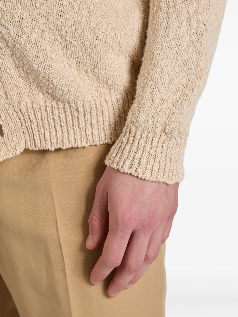 Cardigan SLOWEAR ZANONE neutru - Img 5