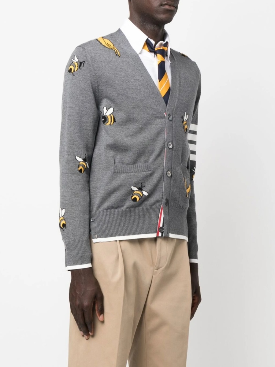 Cardigan Thom Browne gri - Img 3