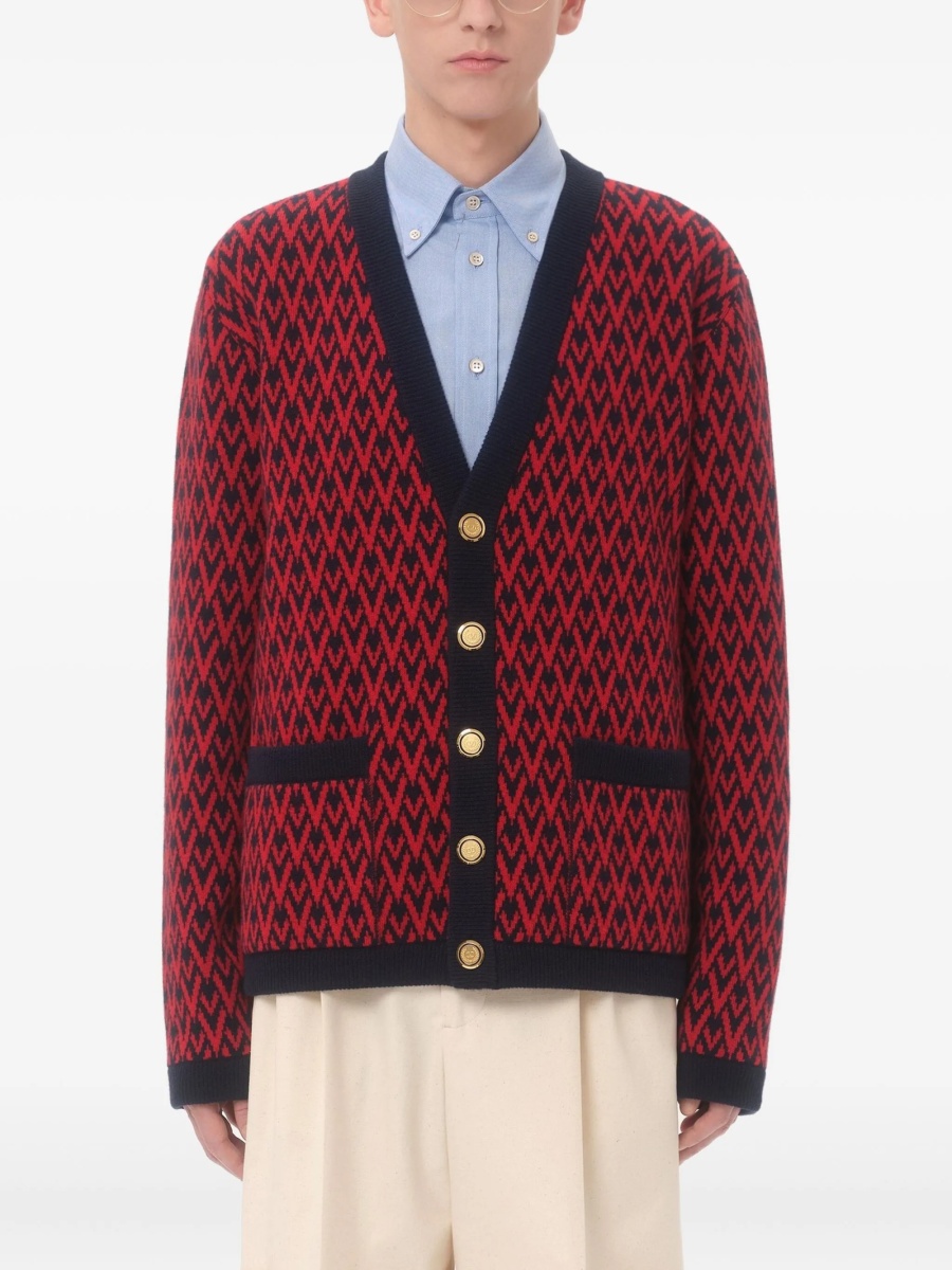 Cardigan Valentino Garavani rosu - Img 3