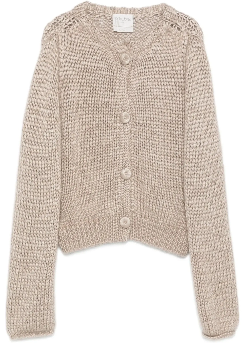 Cardigane Chunky knit Cardigan with buttons - Img 8