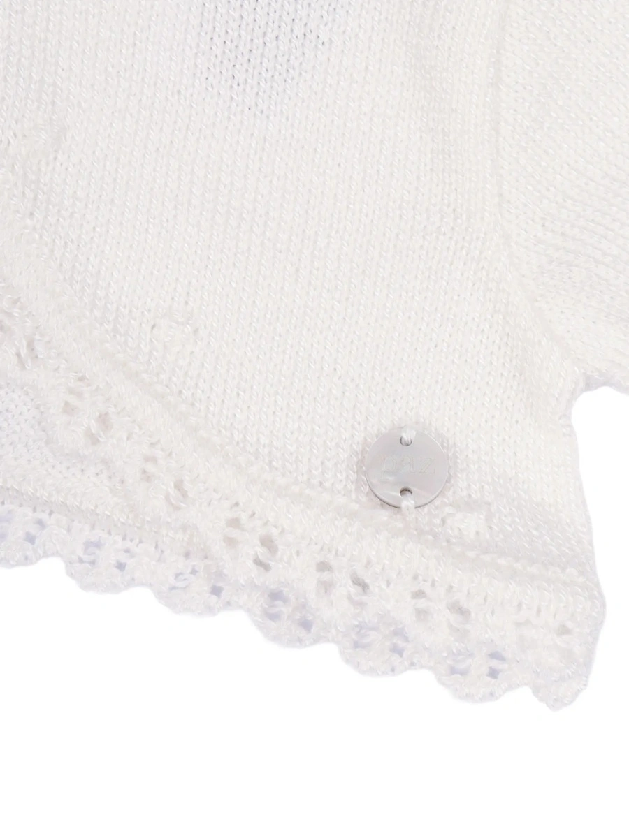 Cardigane KNIT INFANT GIRL SHORT CARDIGAN "CEREMONIA V26" - Img 3