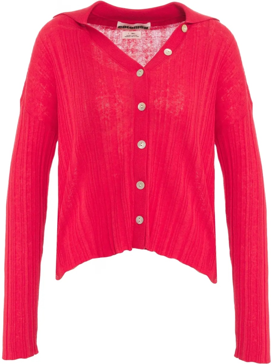 Cardigane Linen blend cardigan 'Breeze and Barrel' - Img 2