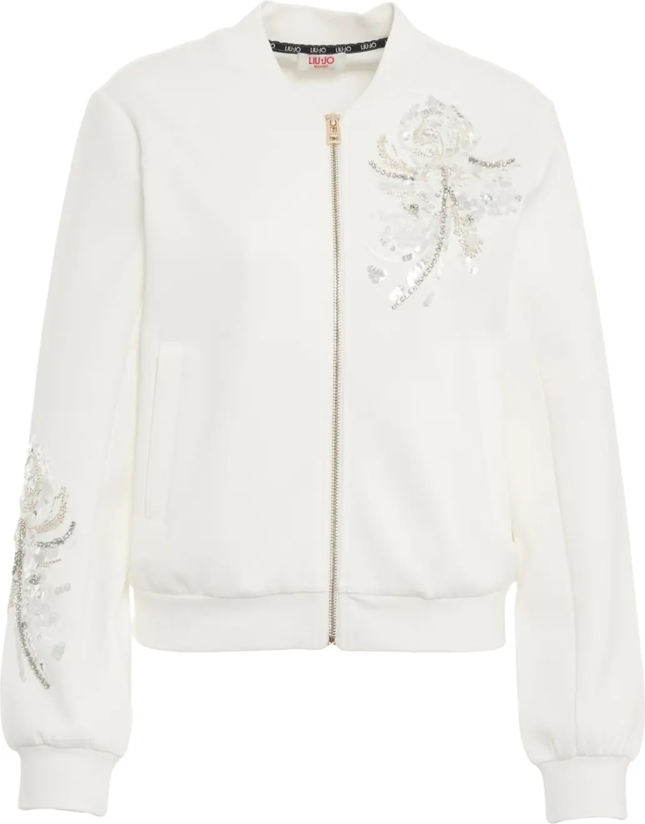 Cardigane Sweatshirt with rhinestone application - Img 2