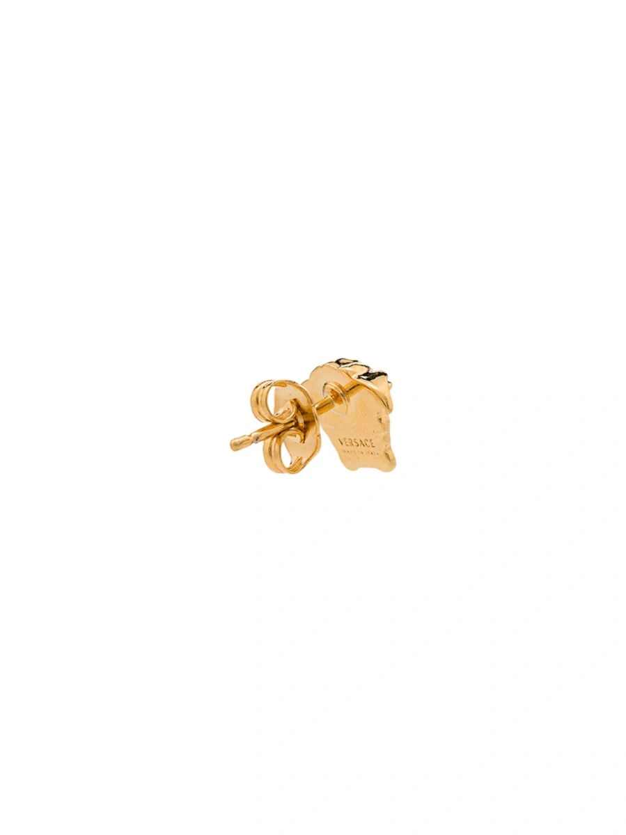 Cercei Earrings 'Medusa Head' Gold Color in Brass - Img 6