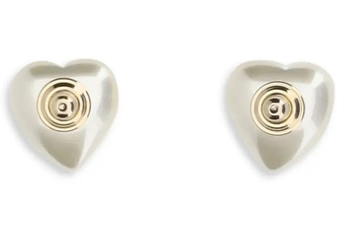 Cercei VLogo Signature Earrings in metal and pearls - Img 2
