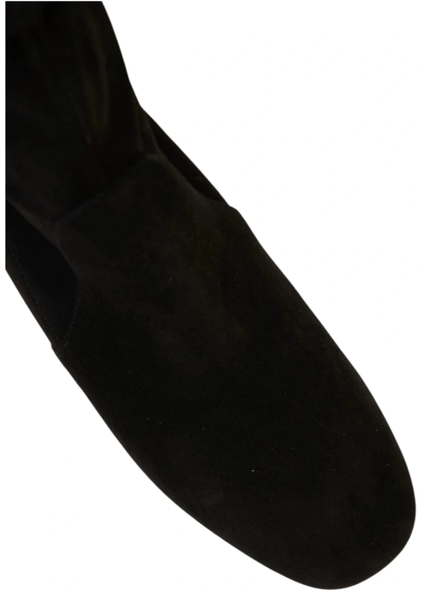 Cizme de iarna Stuart Weitzman negre din piele intoarsa - Img 3