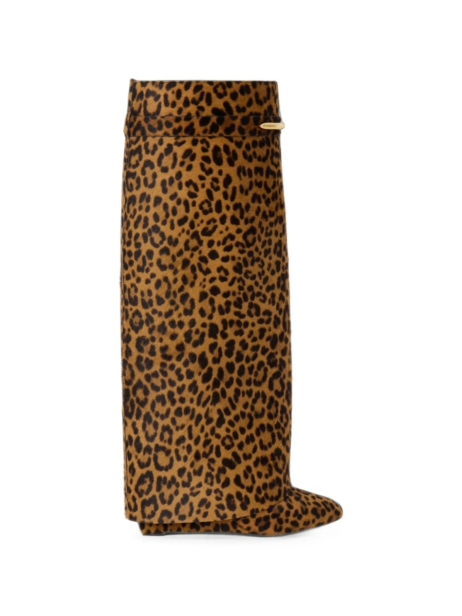 Cizme Givenchy maro din piele 'Shark Pinch' - Img 7