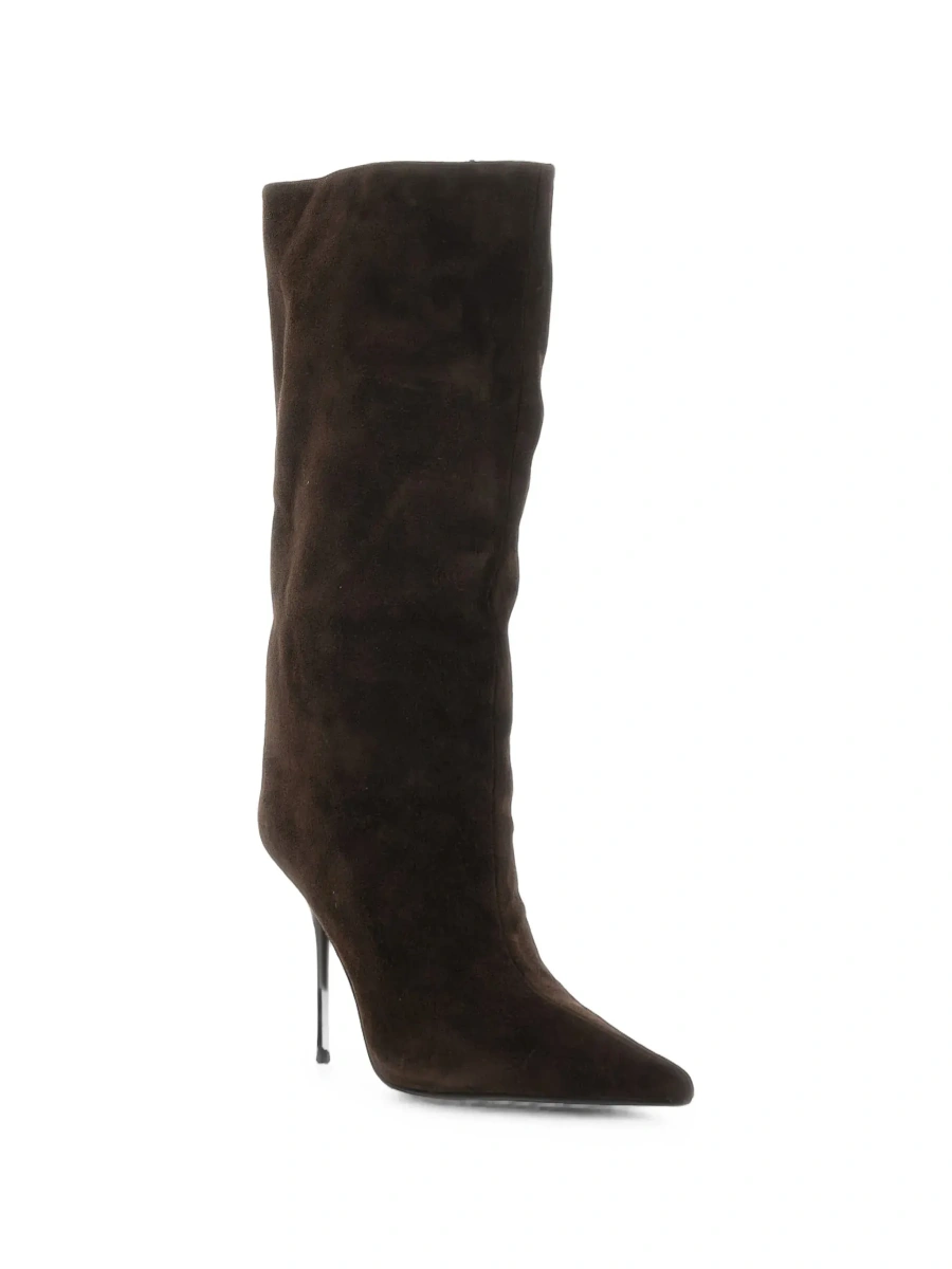 Cizme Jeffrey Campbell maro din piele intoarsa - Img 5