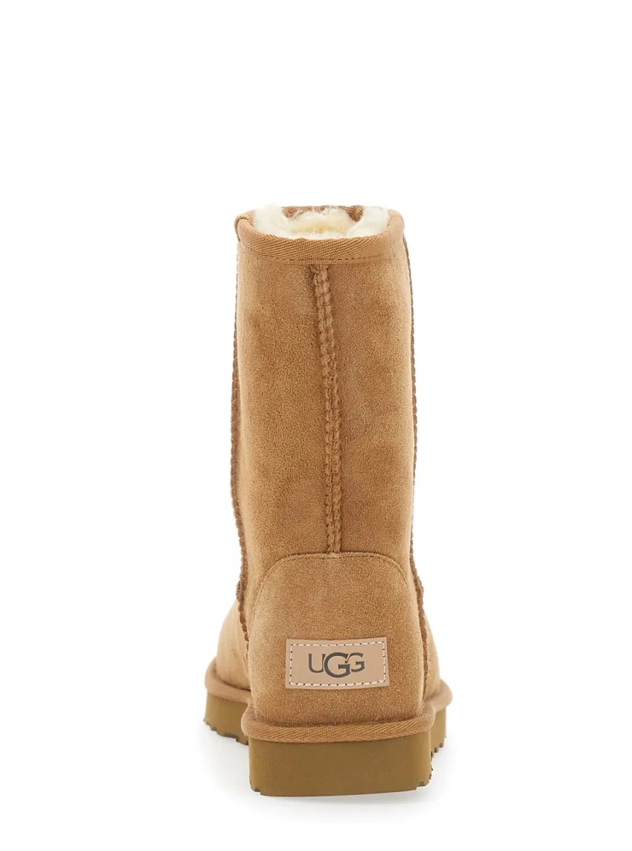 Cizme UGG 'Classic Short' maro din piele intoarsa - Img 4