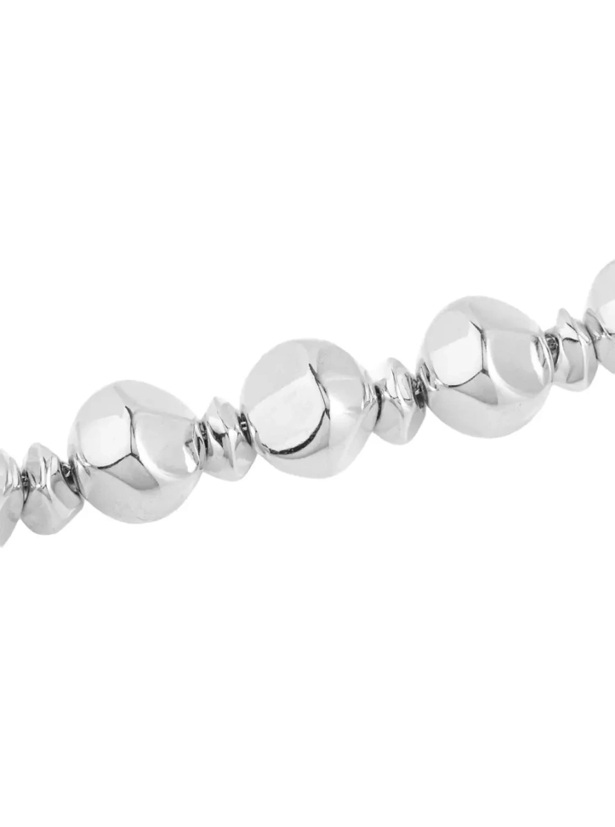 Coliere Necklace LACE MIX STONE with silver details and stones, metallic, women - Img 3