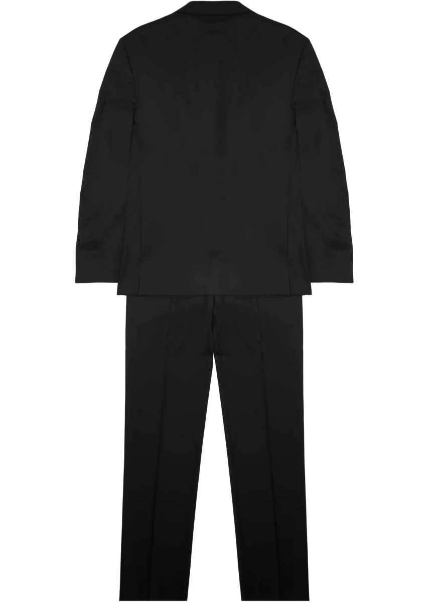 Costum Abito In Misto Lana Con Giacca Monopetto - Img 2