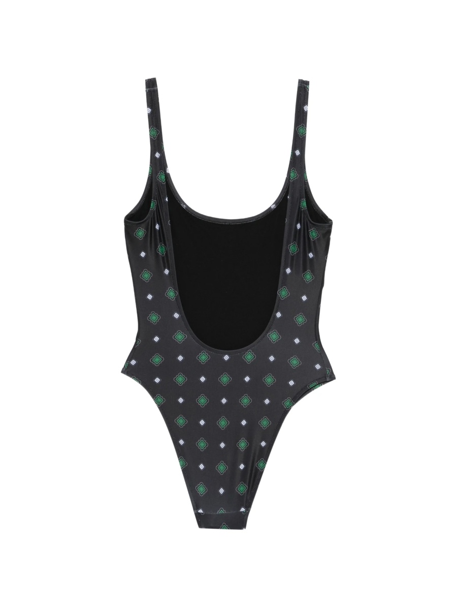 Costum de baie intreg Moschino negru din polyester si elastan - Img 2