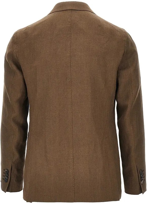 Costum Double-breasted linen tailored suit - Img 3