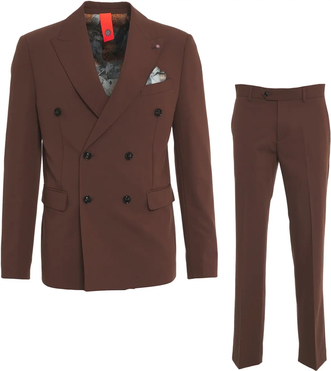 Costum Double-breasted suit 'Wasabi' - Img 2