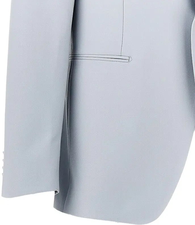 Costum Virgin wool single-breasted tailored suit - Img 2